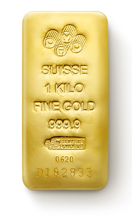 1kg Gold Bar 999.9 - PAMP Suisse
