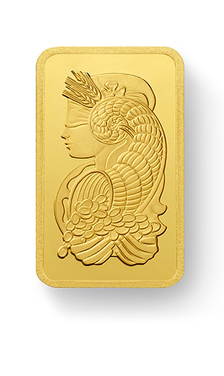1oz Fine Gold Bar 999.9 - PAMP Suisse - Lady Fortuna Veriscan