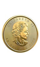 1oz Fine Gold Coin 999.9 – Royal Canadian Mint - Maple Leaf BU