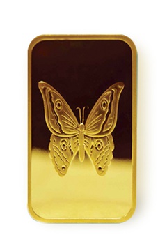 5gm Gold Bar 999.9  - Al Etihad, BUTTERFLY