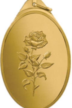 1gm Gold Oval Pendant 999.9 – Al Etihad