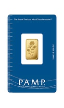 5gm Gold Bar 999.9 - PAMP Suisse - The Rose