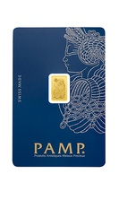 25 x 1gm Multi-Gram Gold Bar 999.9 - PAMP Suisse - Lady Fortuna Veriscan